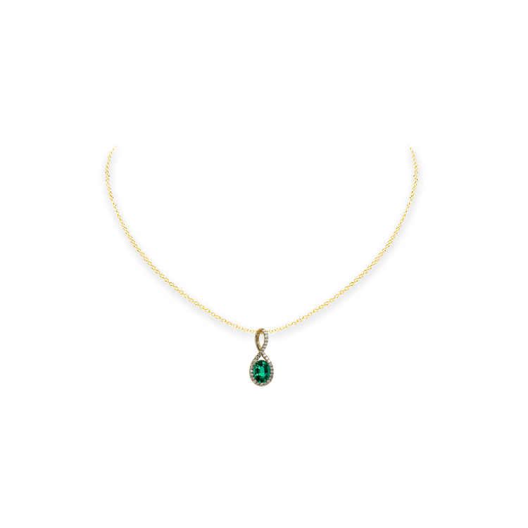 Jewelry image on model