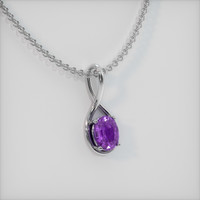 1.59 Ct. Gemstone Pendant, Platinum 950 2