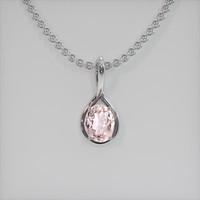 3.10 Ct. Gemstone Pendant, Platinum 950 1