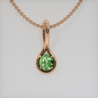 1.53 Ct. Gemstone Pendant, 14K Rose Gold 1