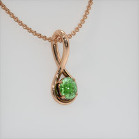 1.53 Ct. Gemstone Pendant, 14K Rose Gold 2