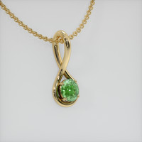 1.53 Ct. Gemstone Pendant, 14K Yellow Gold 2