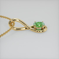 1.53 Ct. Gemstone Pendant, 14K Yellow Gold 3