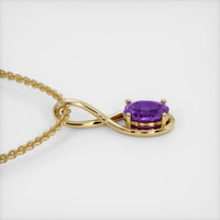 1.59 Ct. Gemstone Pendant, 14K Yellow Gold 3