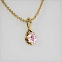 3.10 Ct. Gemstone Pendant, 14K Yellow Gold 2