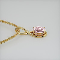 3.10 Ct. Gemstone Pendant, 14K Yellow Gold 3