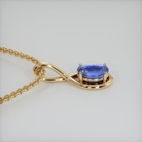 2.06 Ct. Gemstone Pendant, 14K Yellow Gold 3