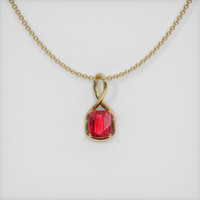 Ruby Pendant 1.51 Ct., 14K Yellow Gold Preview
