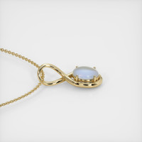 3.19 Ct. Sapphire Pendant, 18K Yellow Gold 3
