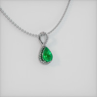 Emerald Pendant 3.07 Ct. 18K White Gold Preview
