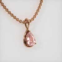 4.17 Ct. Sapphire Pendant, 14K Rose Gold 2