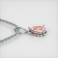 4.17 Ct. Sapphire Pendant, 18K White Gold 3