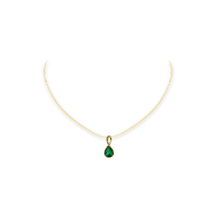 Jewelry image on model