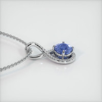 1.29 Ct. Sapphire Pendant, Platinum 950 3