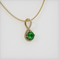 Emerald Pendant 0.85 Ct., 18K Yellow Gold Preview