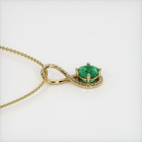 Emerald Pendant 0.83 Ct., 18K Yellow Gold Preview