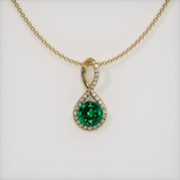 Emerald Pendant 2.88 Ct. 18K Yellow Gold Preview