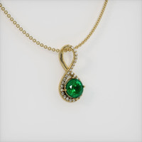 Emerald Pendant 2.88 Ct. 18K Yellow Gold Preview