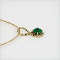 Emerald Pendant 2.88 Ct. 18K Yellow Gold Preview