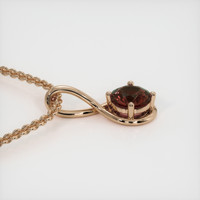 2.60 Ct. Gemstone Pendant, 14K Rose Gold 3