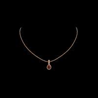 2.60 Ct. Gemstone Pendant, 14K Rose Gold 4