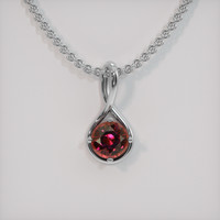 2.60 Ct. Gemstone Pendant, 14K White Gold 1