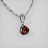 2.60 Ct. Gemstone Pendant, 14K White Gold 2