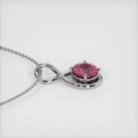 1.80 Ct. Sapphire Pendant, 14K White Gold 3