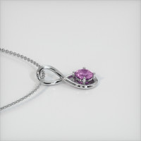 0.96 Ct. Sapphire Pendant, 14K White Gold 3