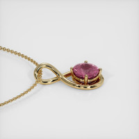1.80 Ct. Sapphire Pendant, 14K Yellow Gold 3