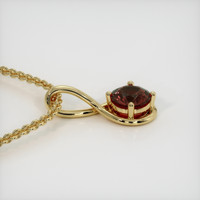 2.60 Ct. Gemstone Pendant, 18K Yellow Gold 3