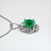 2.44 Ct. Emerald Pendant, Platinum 950 3