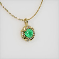 Emerald Pendant 1.59 Ct., 18K Yellow Gold Preview