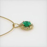 Emerald Pendant 1.00 Ct., 18K Yellow Gold Preview