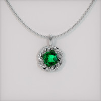 Emerald Pendant 2.31 Ct. 18K White Gold Preview