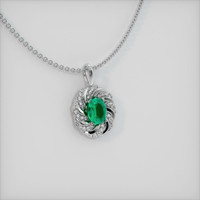 Emerald Pendant 1.32 Ct., 18K White Gold Preview