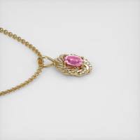 1.11 Ct. Sapphire Pendant, 14K Yellow Gold 3