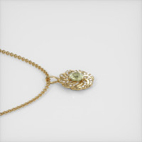 1.37 Ct. Sapphire Pendant, 14K Yellow Gold 3