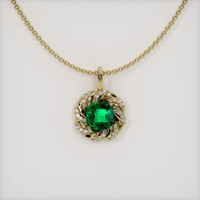 Emerald Pendant 2.31 Ct., 18K Yellow Gold Preview