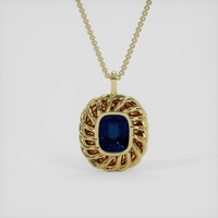 12.57 Ct. Gemstone Pendant, 18K Yellow Gold 4
