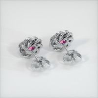 <span>3.48</span>&nbsp;<span class="tooltip-light">Ct.Tw.<span class="tooltiptext">Total Carat Weight</span></span> Sapphire Earrings, Platinum 950 4