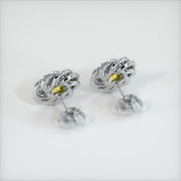 <span>1.64</span>&nbsp;<span class="tooltip-light">Ct.Tw.<span class="tooltiptext">Total Carat Weight</span></span> Sapphire Earrings, 14K White Gold 4
