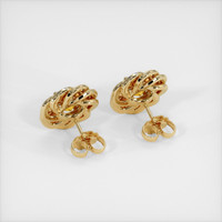 <span>1.59</span>&nbsp;<span class="tooltip-light">Ct.Tw.<span class="tooltiptext">Total Carat Weight</span></span> Sapphire Earrings, 14K Yellow Gold 4