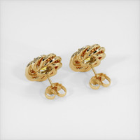 <span>1.64</span>&nbsp;<span class="tooltip-light">Ct.Tw.<span class="tooltiptext">Total Carat Weight</span></span> Sapphire Earrings, 18K Yellow Gold 4