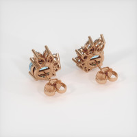 <span>1.79</span>&nbsp;<span class="tooltip-light">Ct.Tw.<span class="tooltiptext">Total Carat Weight</span></span> Gemstone Earrings, 14K Rose Gold 4