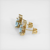 <span>0.92</span>&nbsp;<span class="tooltip-light">Ct.Tw.<span class="tooltiptext">Total Carat Weight</span></span> Gemstone Earrings, 14K Yellow Gold 3