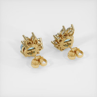 <span>1.79</span>&nbsp;<span class="tooltip-light">Ct.Tw.<span class="tooltiptext">Total Carat Weight</span></span> Gemstone Earrings, 14K Yellow Gold 4