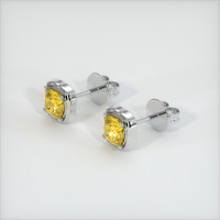 <span>1.44</span>&nbsp;<span class="tooltip-light">Ct.Tw.<span class="tooltiptext">Total Carat Weight</span></span> Sapphire Earrings, Platinum 950 2