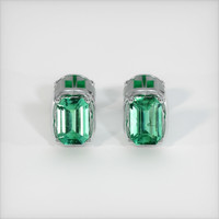 Emerald Earrings 0.96 Ct.Tw.Total Carat Weight Platinum 950 Preview