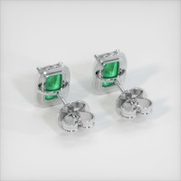 Emerald Earrings 0.96 Ct.Tw.Total Carat Weight Platinum 950 Preview